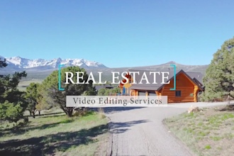 do professional real estate video editing