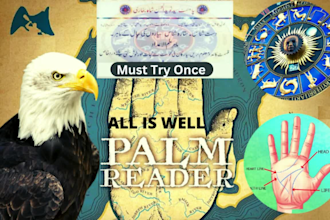do palm reading, psychic reading or astrology within 24h