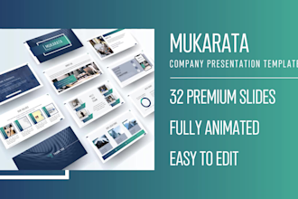make a professional, nice look and modern powerpoint