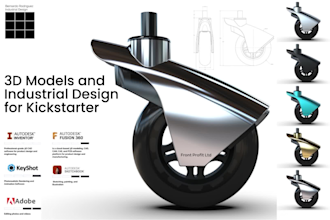 3d models and industrial design for kickstarter