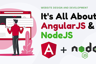 be your angular developer for the angular website, CRM, dashboard, node js API