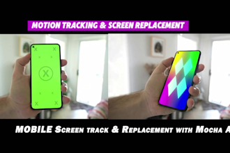 do mobile green screen tracking and replacement