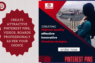 create custom pinterest pins that drive traffic and  engagement