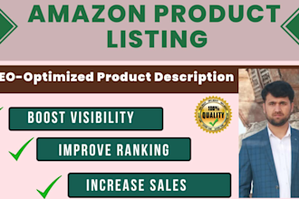 be your premier copywriter and amazon listing optimization specialist