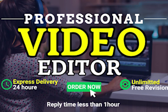 edit, split, crop, cut, trim, merge, compress and all basic video editing