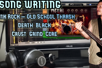 write you an original song punk rock metal