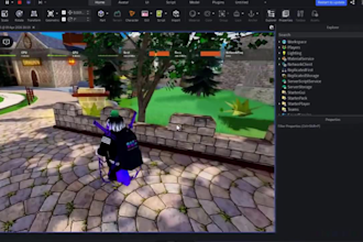 build a complete roblox game, design environments and high quality maps