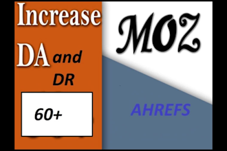 increase domain authority da and DR upto 60