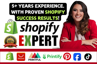 create shopify dropshipping store, shopify store design shopify print on demand