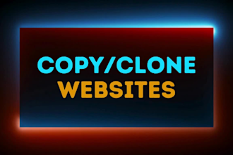 copy clone website with html css