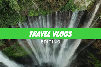 edit your travel video, cinematic vlog, gopro, drone