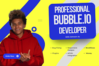 bubble io developer app bubble io mvp ai marketplace saas adalo flutterflow api
