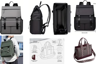 design customize bag tech pack, backpack tech pack, tote bag, technical sketch