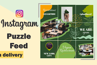 design instagram puzzle feed in 24h