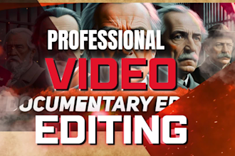 create cinematic faceless history documentary videos for youtube