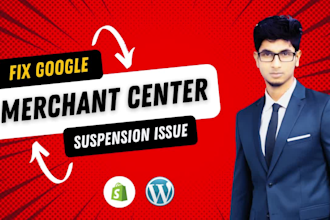fix google merchant center suspension and misrepresentation