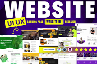 do website UI UX design, web UI, figma design, website mockup