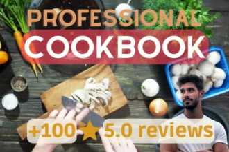 create a custom recipe book, cookbook and ebook