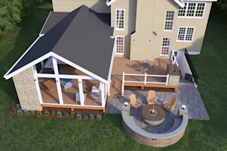 design your deck, screened porch, and outdoor wood structure