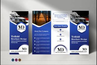 build a flyer, trifold bifold brochure, leaflet, postcard design for you