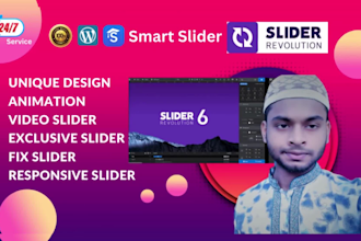 create or fix slider revolution smart slider website slider