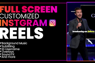 create fullscreen custom motivation youtube shorts and instagram reels