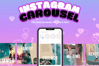design an attractive carousel post for your instagram