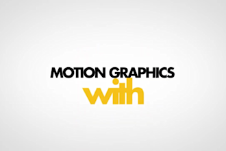 make kinetic typography video for website, ads or social media