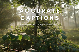 create accurate and custom captions for your youtube video