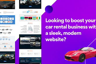 do car rental and hotel wordpress website with booking system