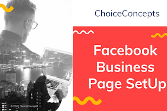 create, set up, and publish your facebook business page