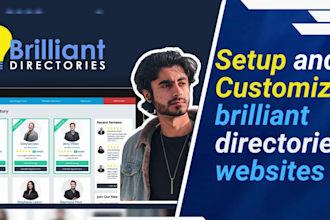 setup and customize brilliant directories website professionally