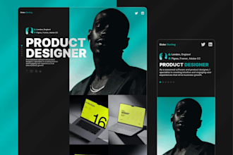 design and develop a high converting landing page in framer