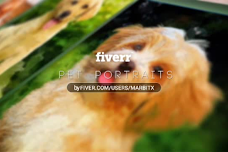 do a pro pet portrait