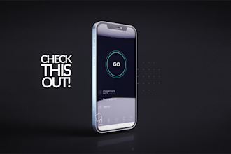 create dynamic mobile app promo video