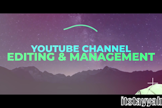 be your youtube video editor