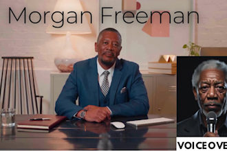 do voiceover narration of morgan freeman