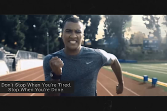 make sports and fitness promotional video