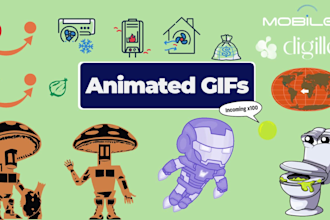 create animated gifs from illustrations or images