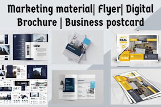 design strategic marketing materials, magazine, brochures to drive sales