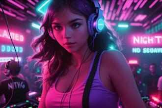 create stunning trippy ai music video