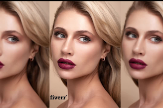 do high end photo retouching and headshot retouching