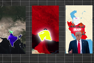 create map animation for tiktok reels and youtube shorts