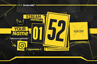 create a animated countdown timer for your stream