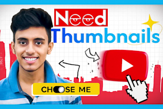 design amazing youtube thumbnail design