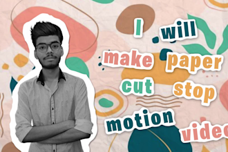 make paper cut stop motion video in after effects
