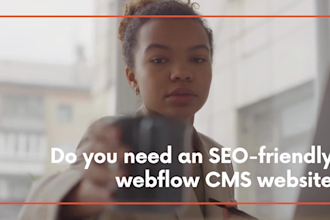 fix, update or build an SEO friendly webflow cms blog