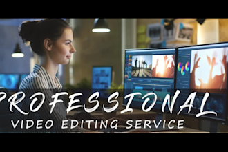 do professional video editing, retouching, and color correction