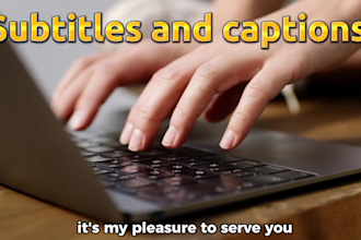 add subtitles to the video in english and spanish language