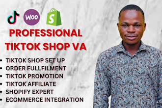 setup your USA tiktok shop, dropshipping store ads product listing, monetization